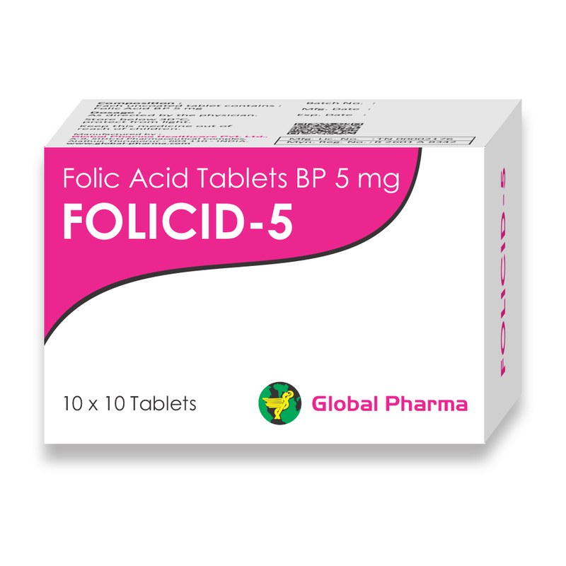 Folicid 5 packaging